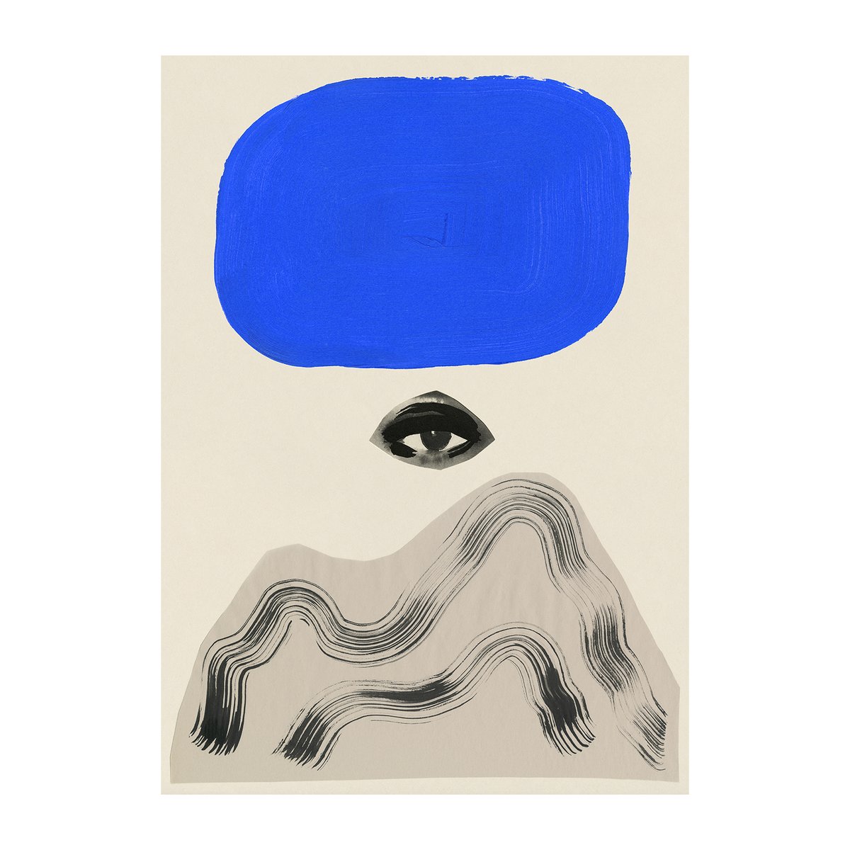 Paper Collective Poster Between Mountain & Sky 50x70 cm