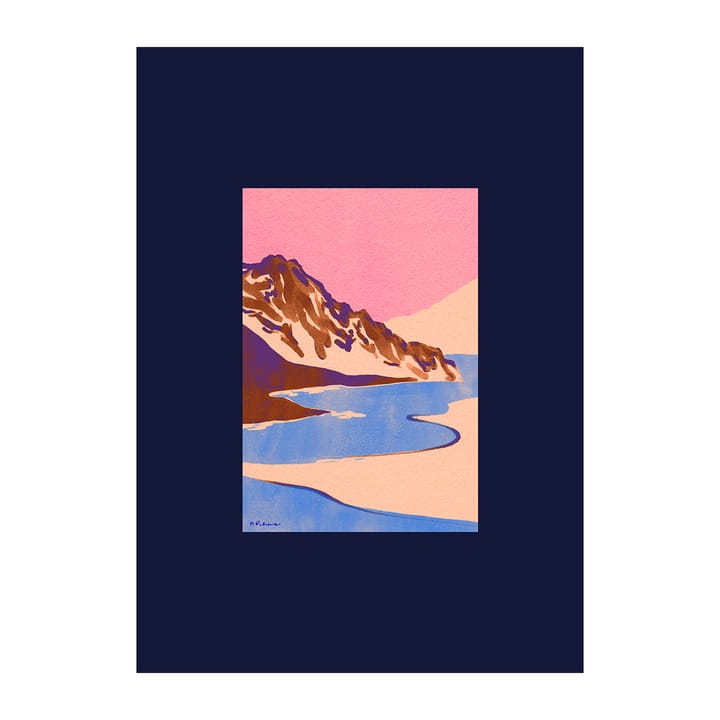 Poster Blue Landscape - 30x40 cm  - Paper Collective