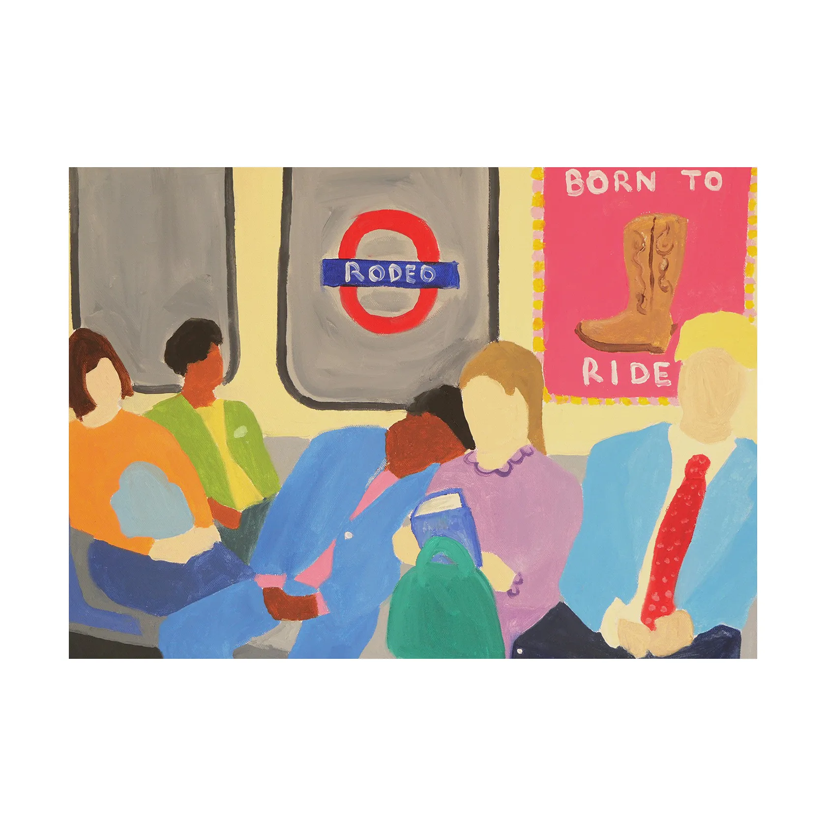 Poster Born to Ride, 50x70 cm Paper Collective