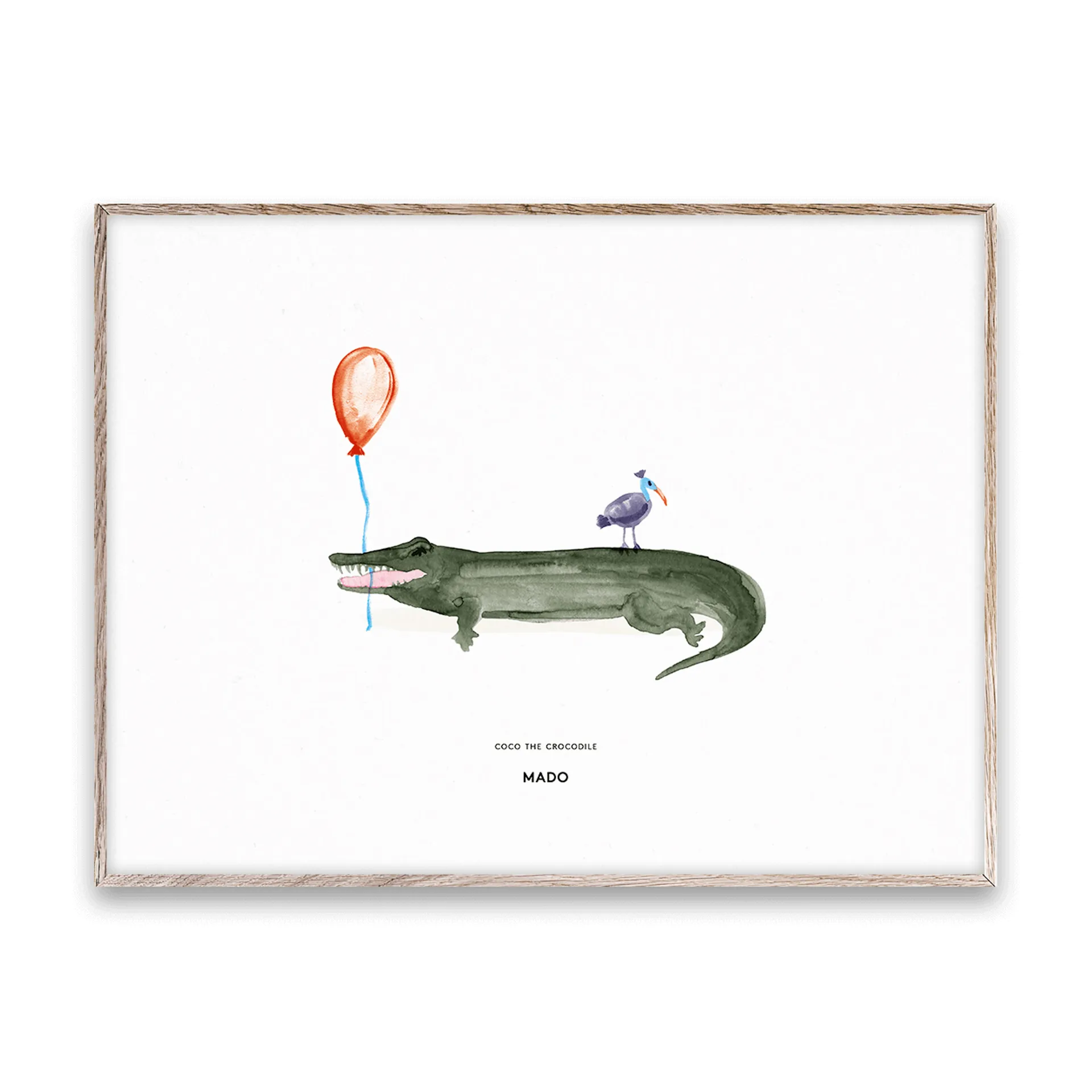 Poster Coco the Crocodile, 30x40 cm  Paper Collective