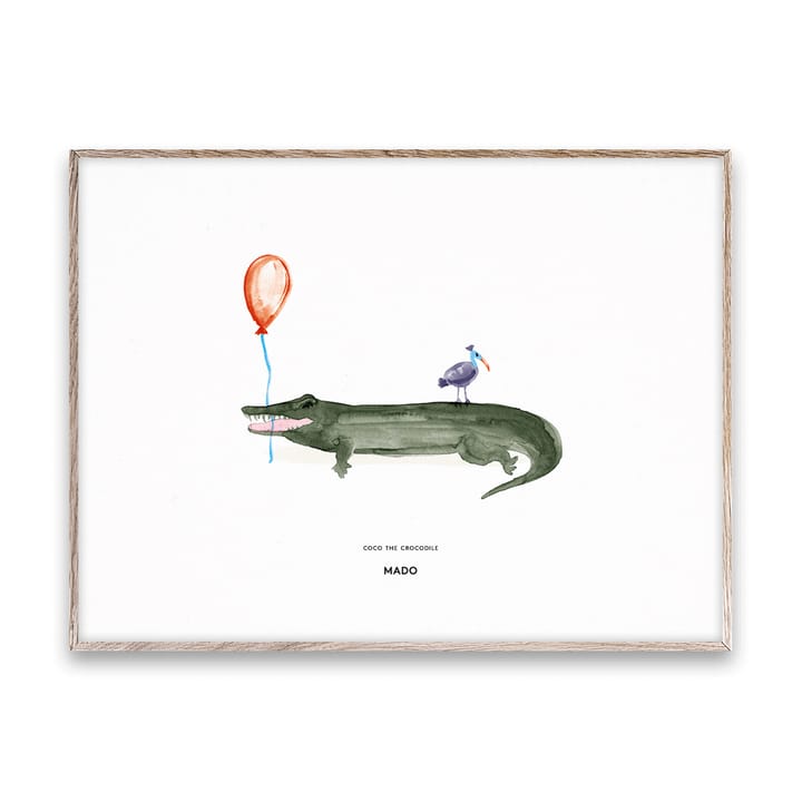 Poster Coco the Crocodile - 30x40 cm  - Paper Collective