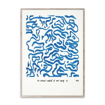 Poster Comfort - Blue - 30x40 cm - Paper Collective