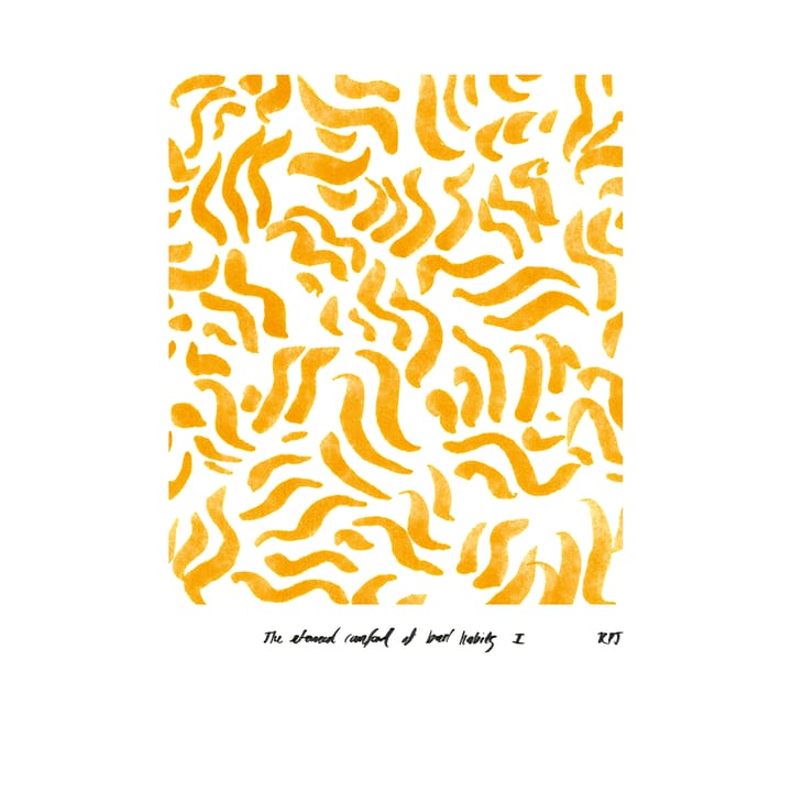 Poster Comfort - Yellow - 30x40 cm - Paper Collective
