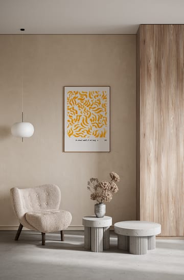 Poster Comfort - Yellow - 50x70 cm - Paper Collective