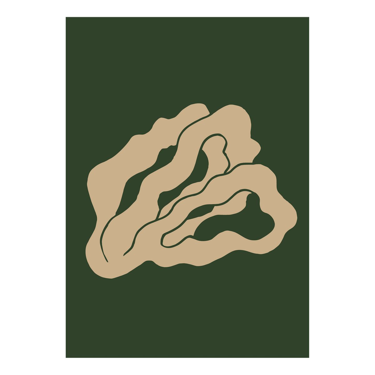 Paper Collective Poster Coral 02 50x70 cm | Design Scandinave | Posters | Vert
