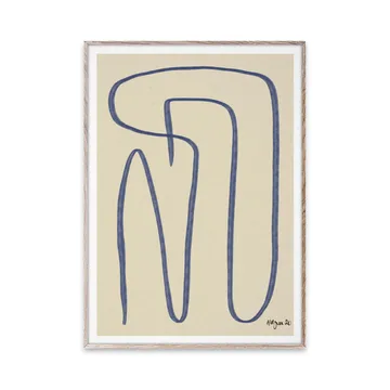 Poster Different Ways bleu - 30x40 cm - Paper Collective