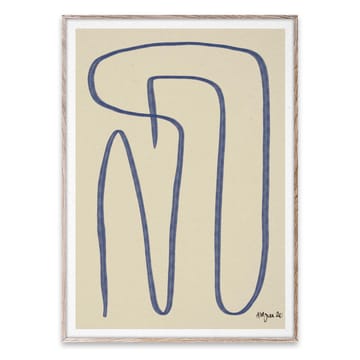 Poster Different Ways bleu - 50x70 cm - Paper Collective