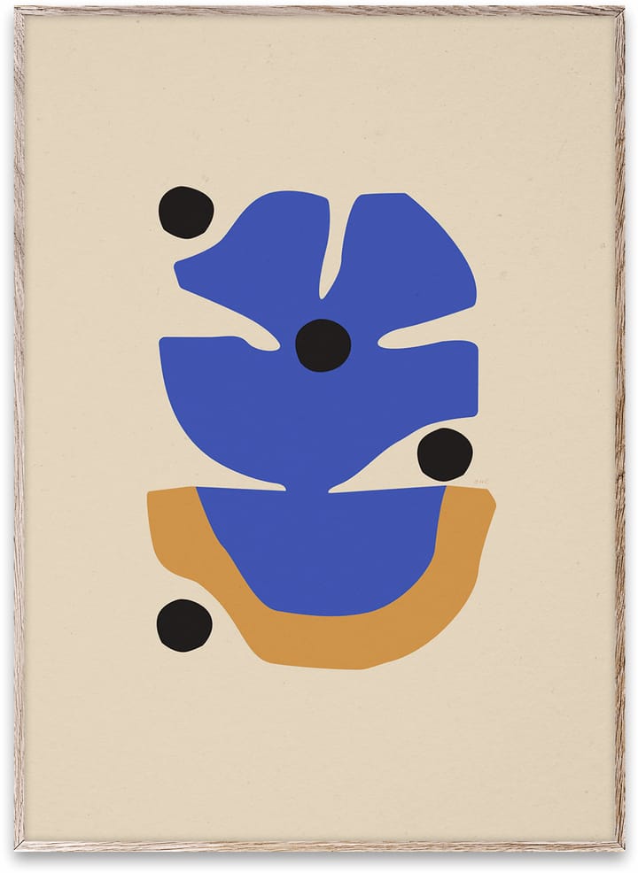 Poster Flor Azul - 50x70 cm - Paper Collective
