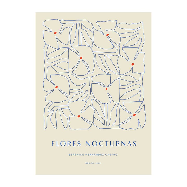 Poster Flores Nocturnas 01 - 30x40 cm  - Paper Collective