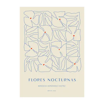 Poster Flores Nocturnas 01 - 30x40 cm  - Paper Collective