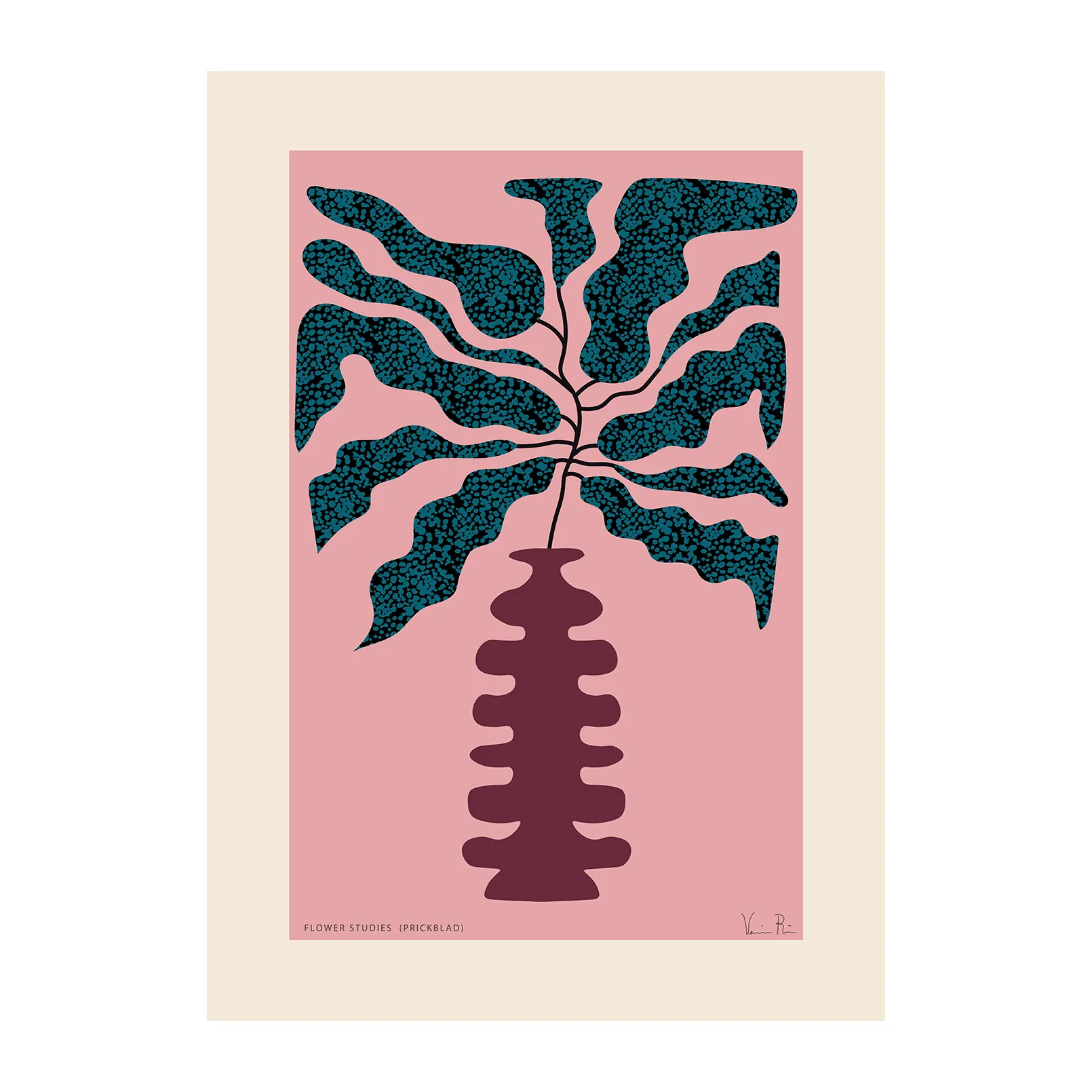 Poster Flower Studies 01 (Canne du muet), 30x40 cm  Paper Collective