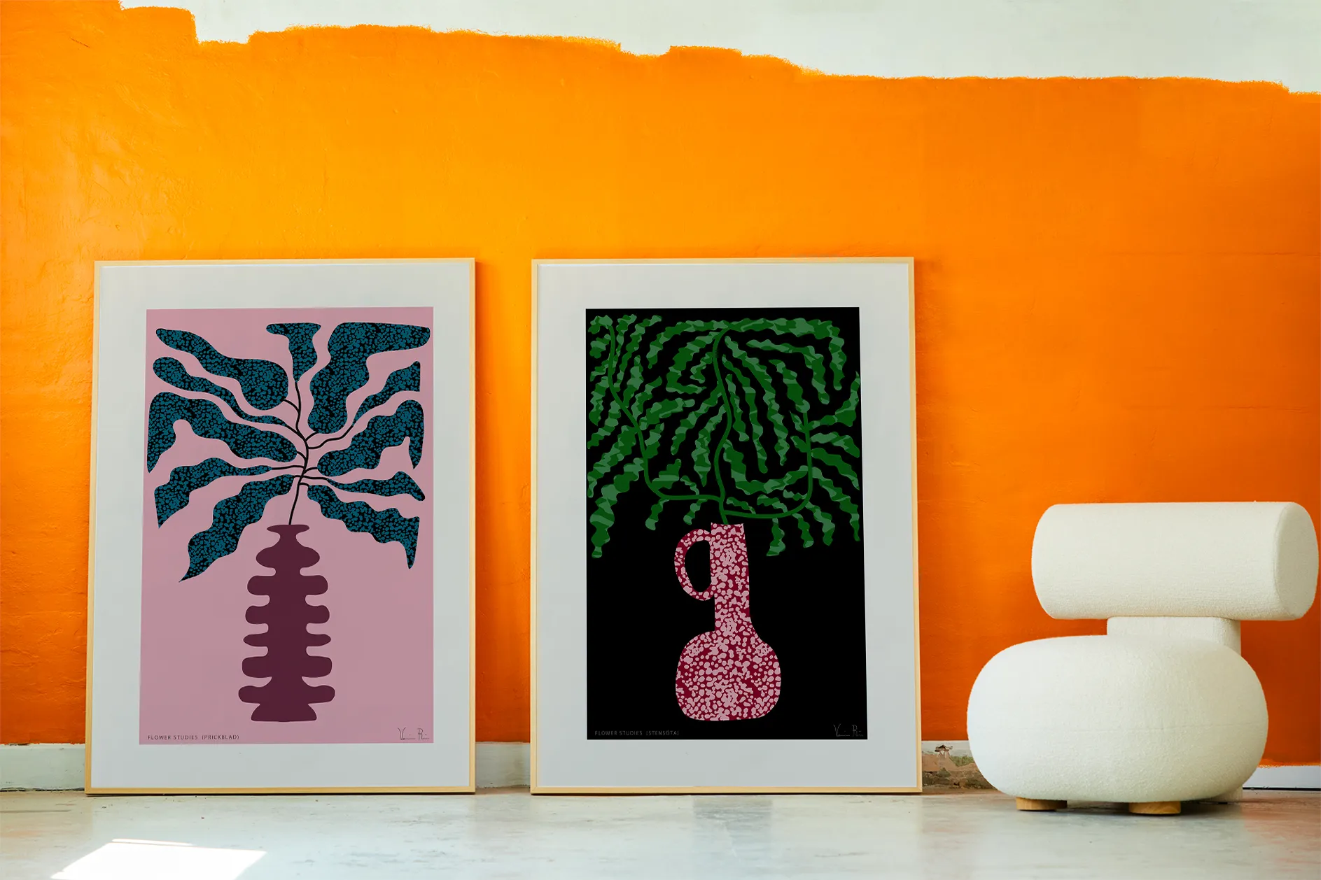 Poster Flower Studies 01 (Canne du muet), 50x70 cm  Paper Collective