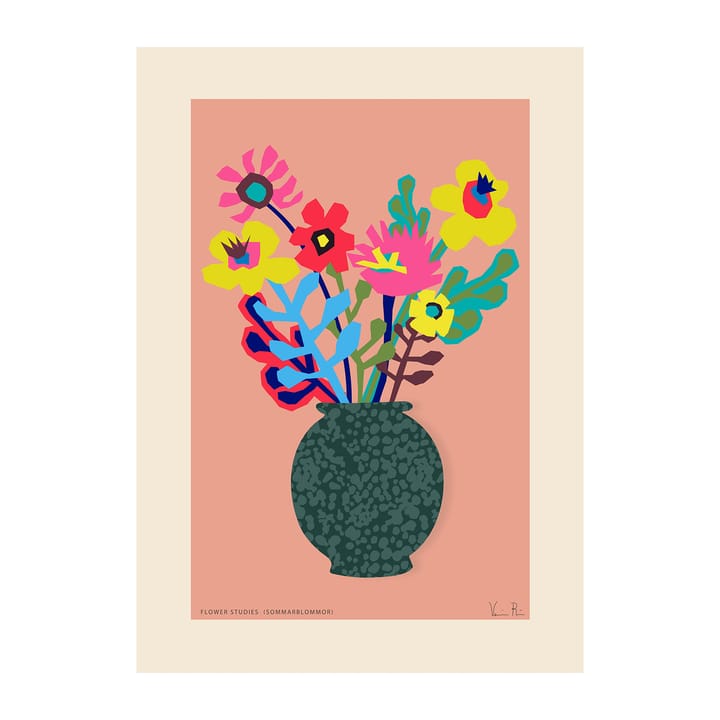 Poster Flower Studies 02 (été) - 30x40 cm  - Paper Collective