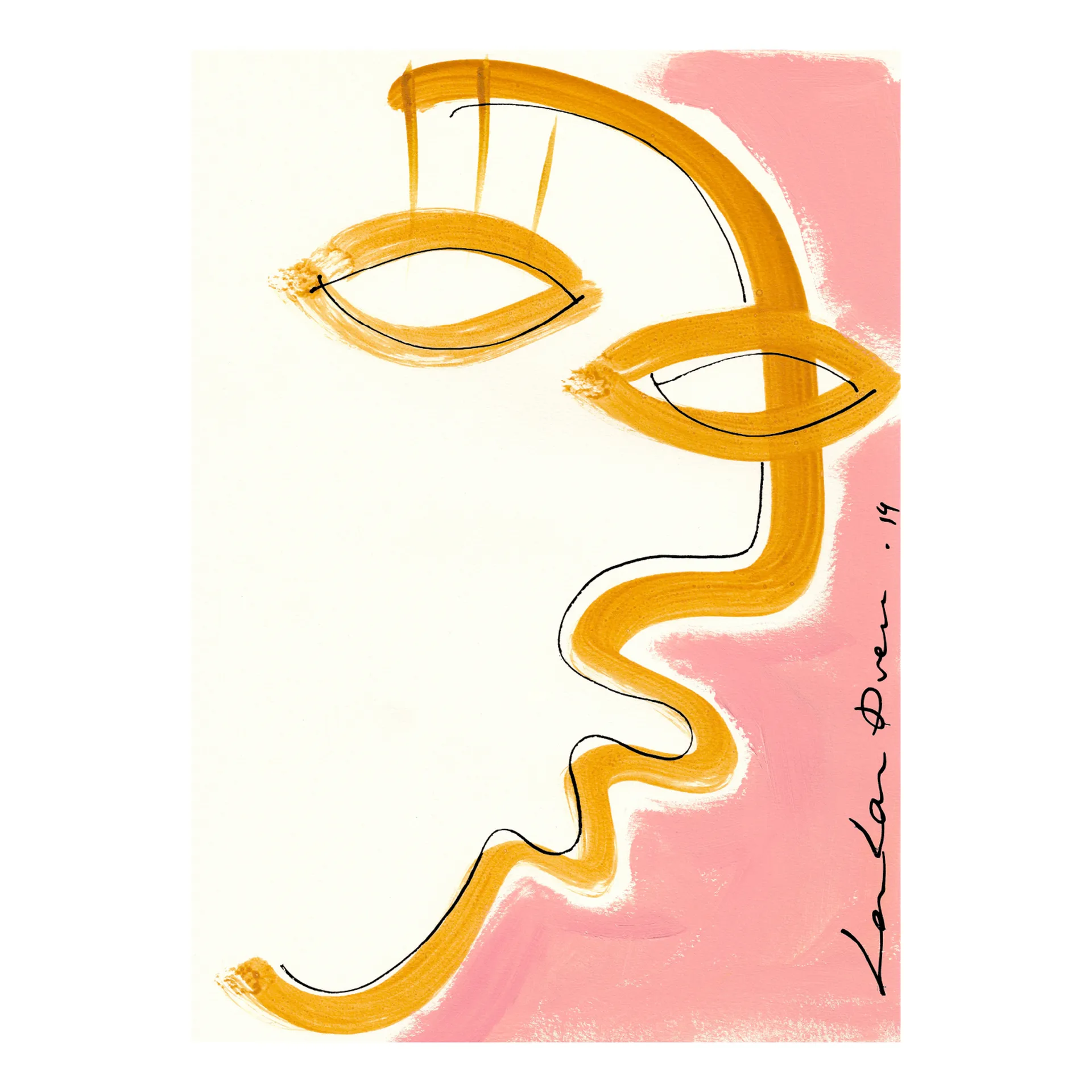 Poster Gentil, 50 x 70cm Paper Collective