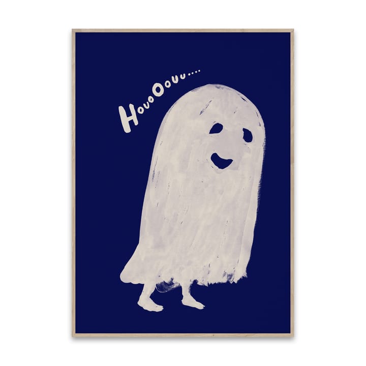 Poster HouoOouu white - 50x70 cm - Paper Collective