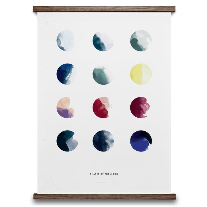 Poster Moon Phases, 50x70 cm Paper Collective