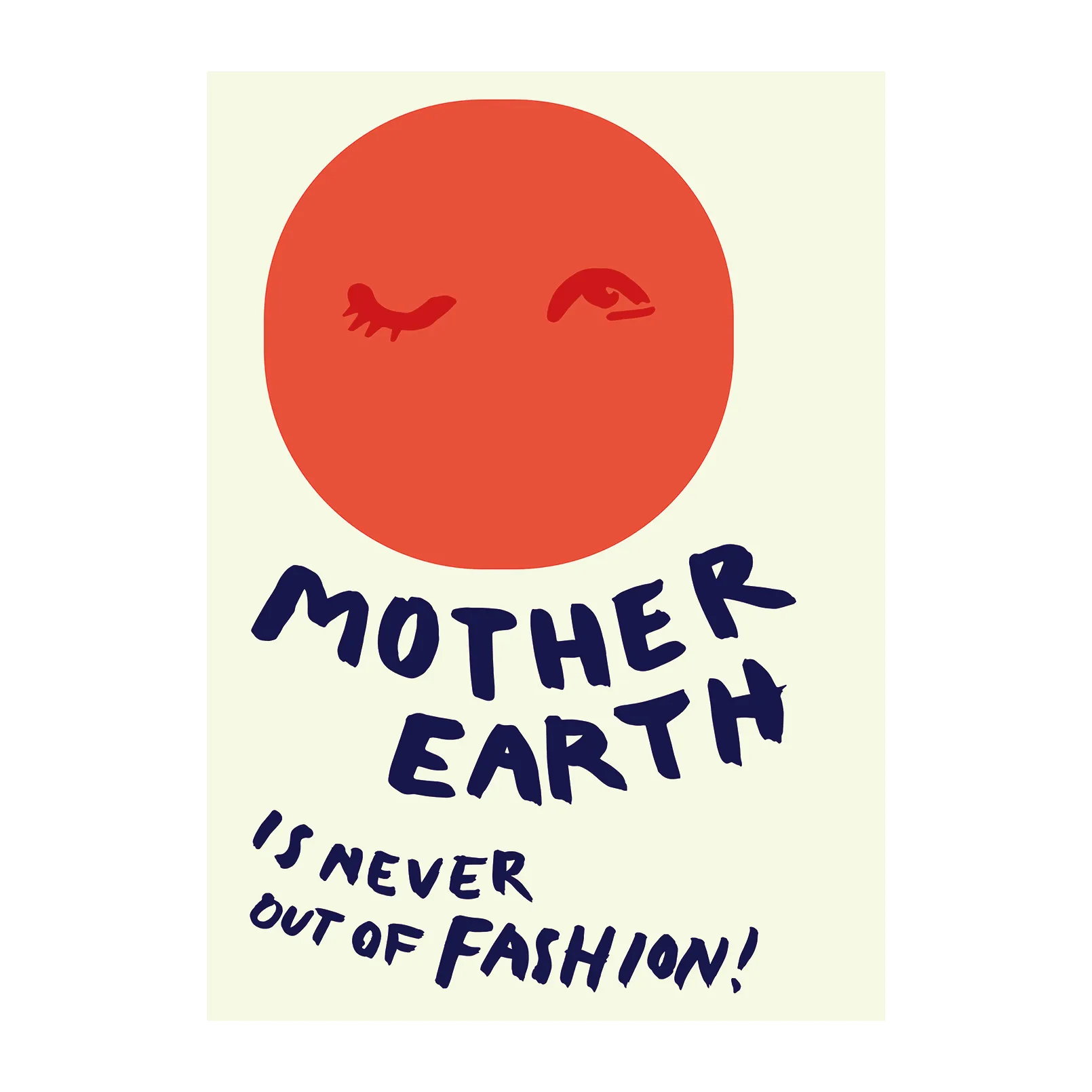 Poster Mother Earth, 50x70 cm Paper Collective