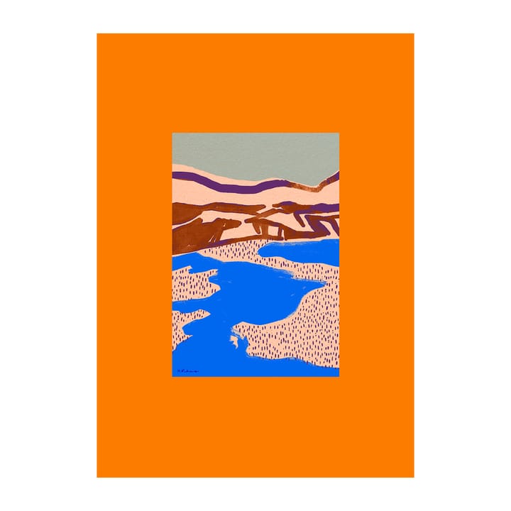 Poster Orange Landscape - 30x40 cm  - Paper Collective