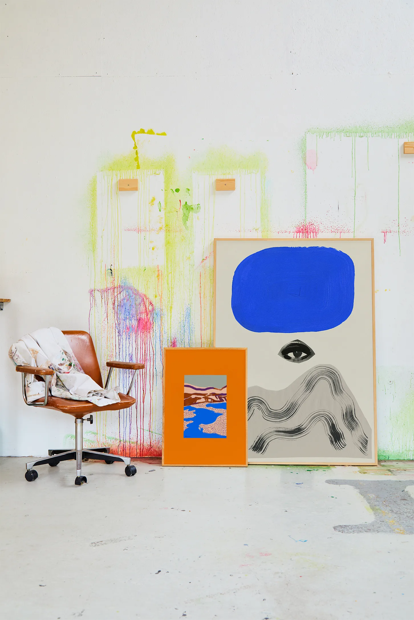 Poster Orange Landscape, 50x70 cm  Paper Collective