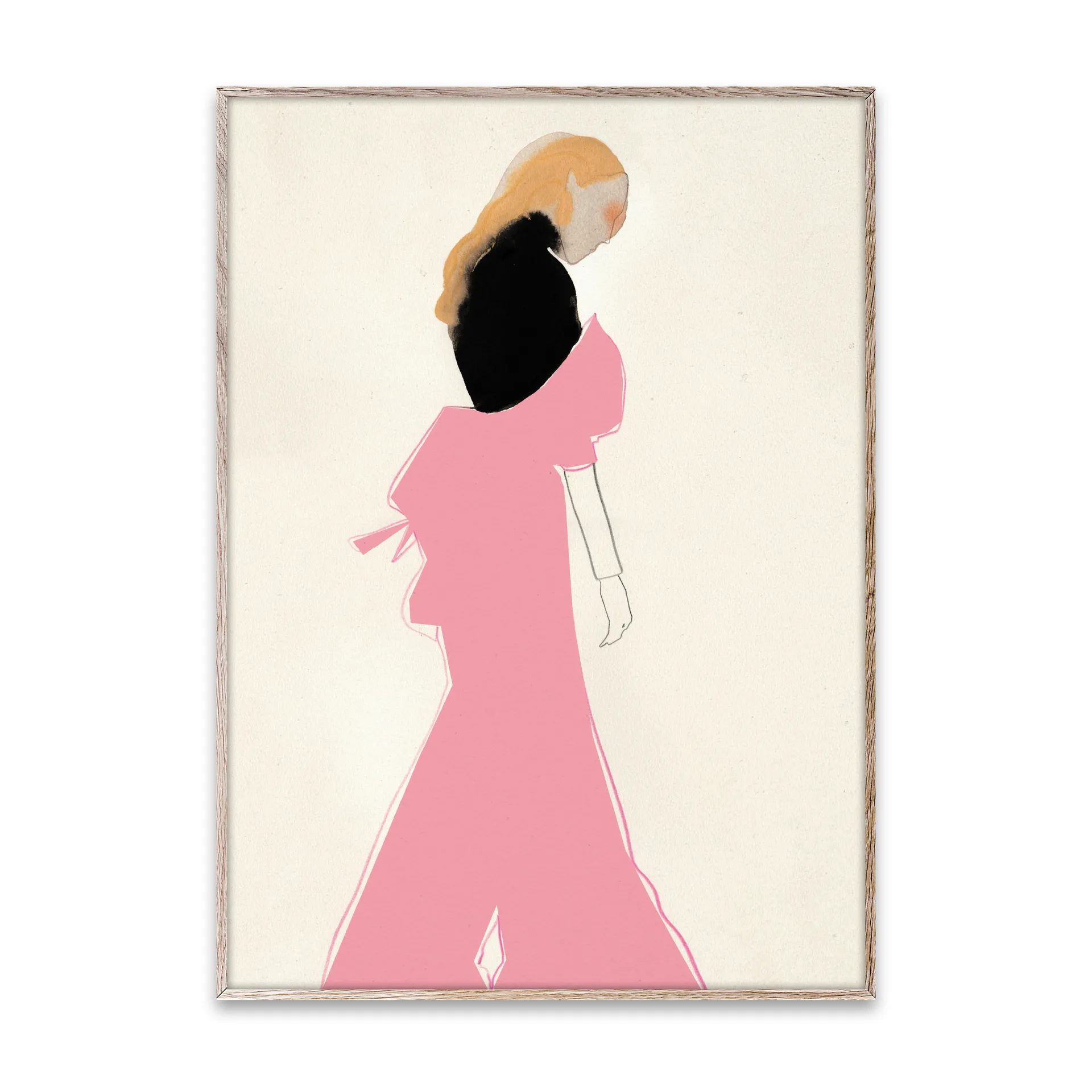 Poster Pink Dress, 50x70 cm Paper Collective
