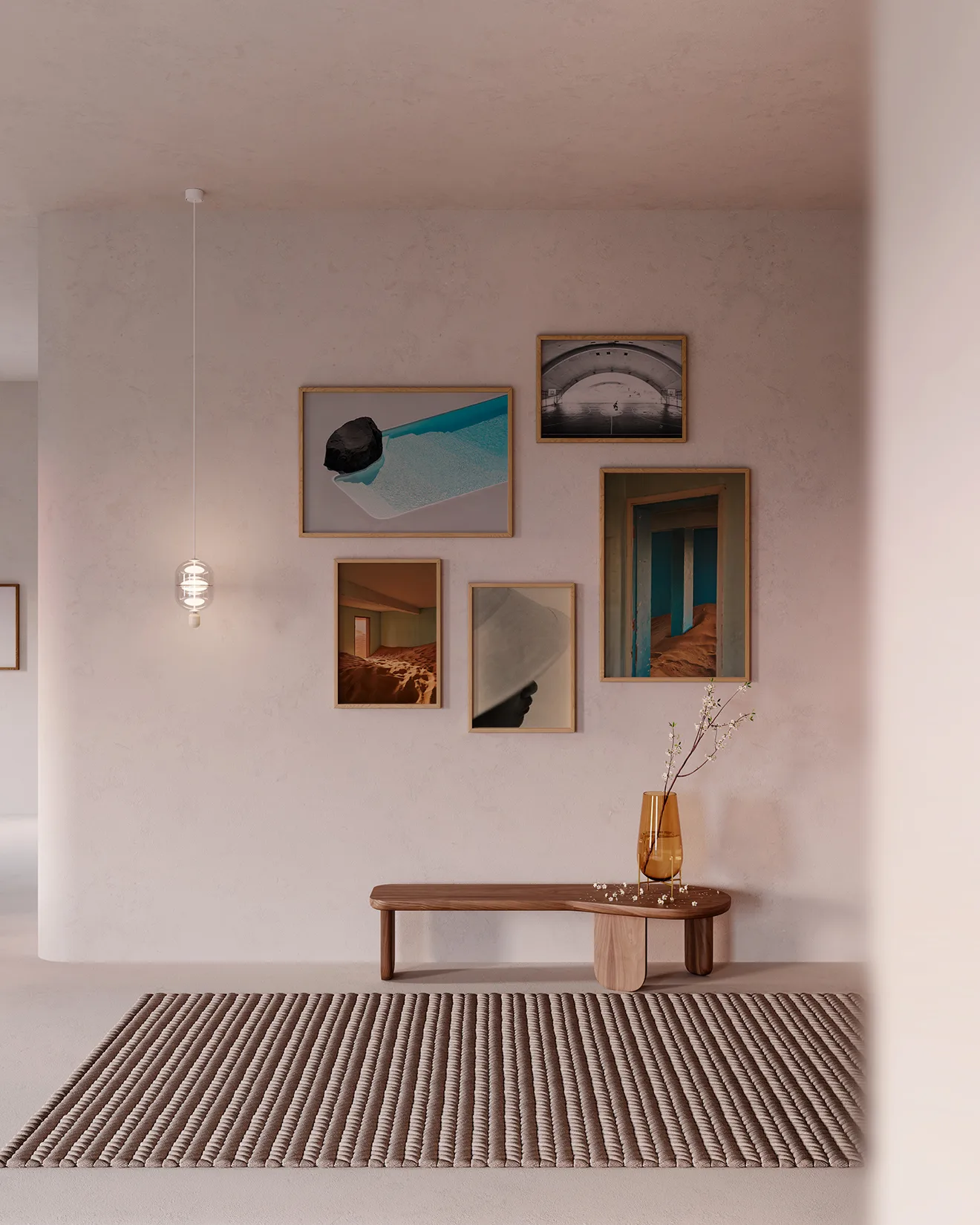 Poster Sand Village III, 50x70 cm Paper Collective