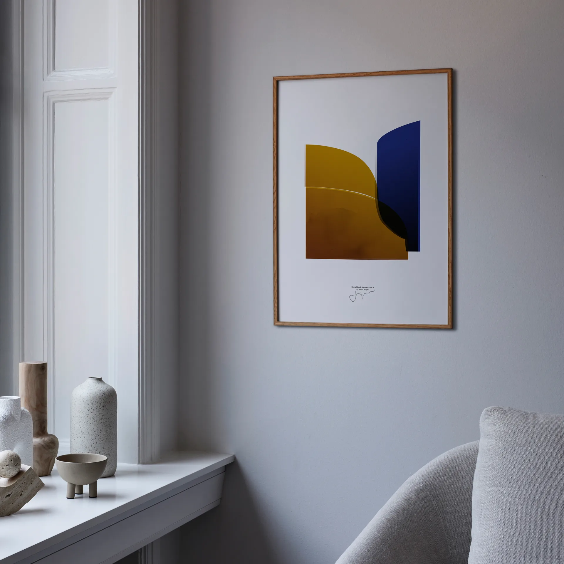 Poster Sketchbook Abstract 04, 50x70 cm Paper Collective