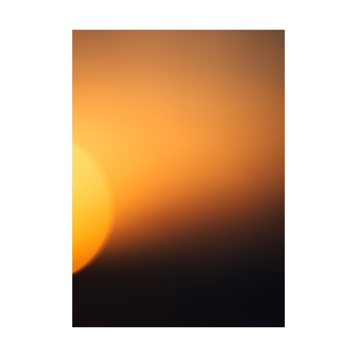Paper Collective Poster Sunset 01 50x70 cm | Design Scandinave | Posters | Orange