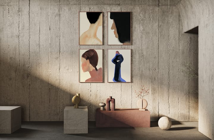 Poster The Black Hair, 50x70 cm Paper Collective