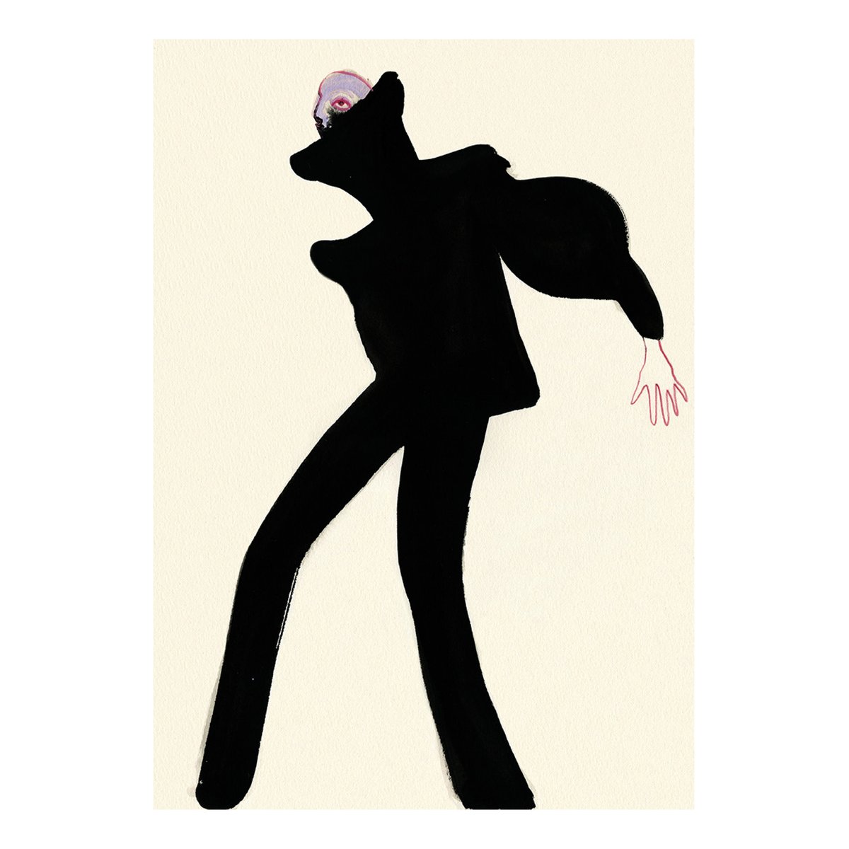 Paper Collective Poster The Crow 50x70 cm | Design Scandinave | Posters | Noir