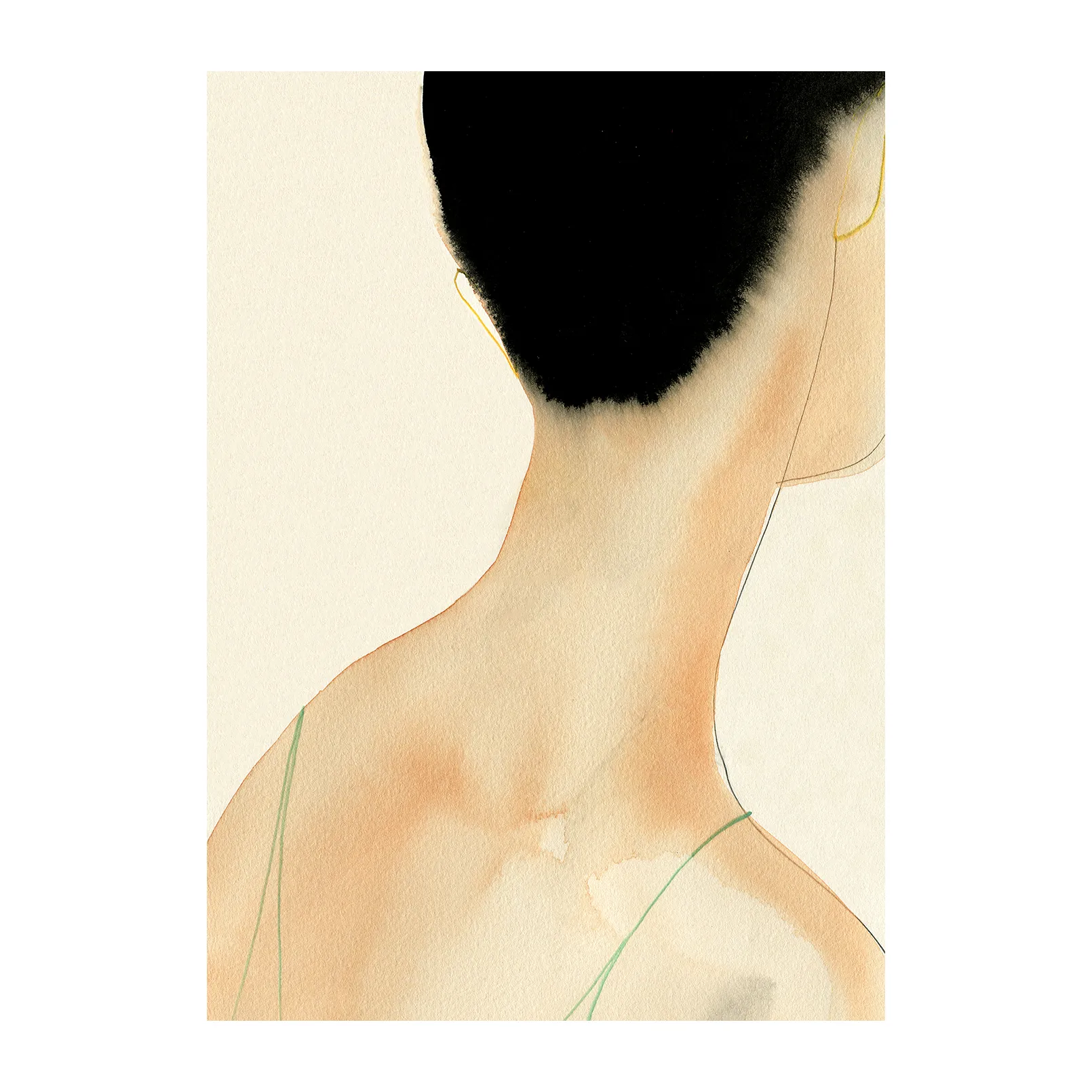 Poster The Green Camisole, 30x40 cm Paper Collective