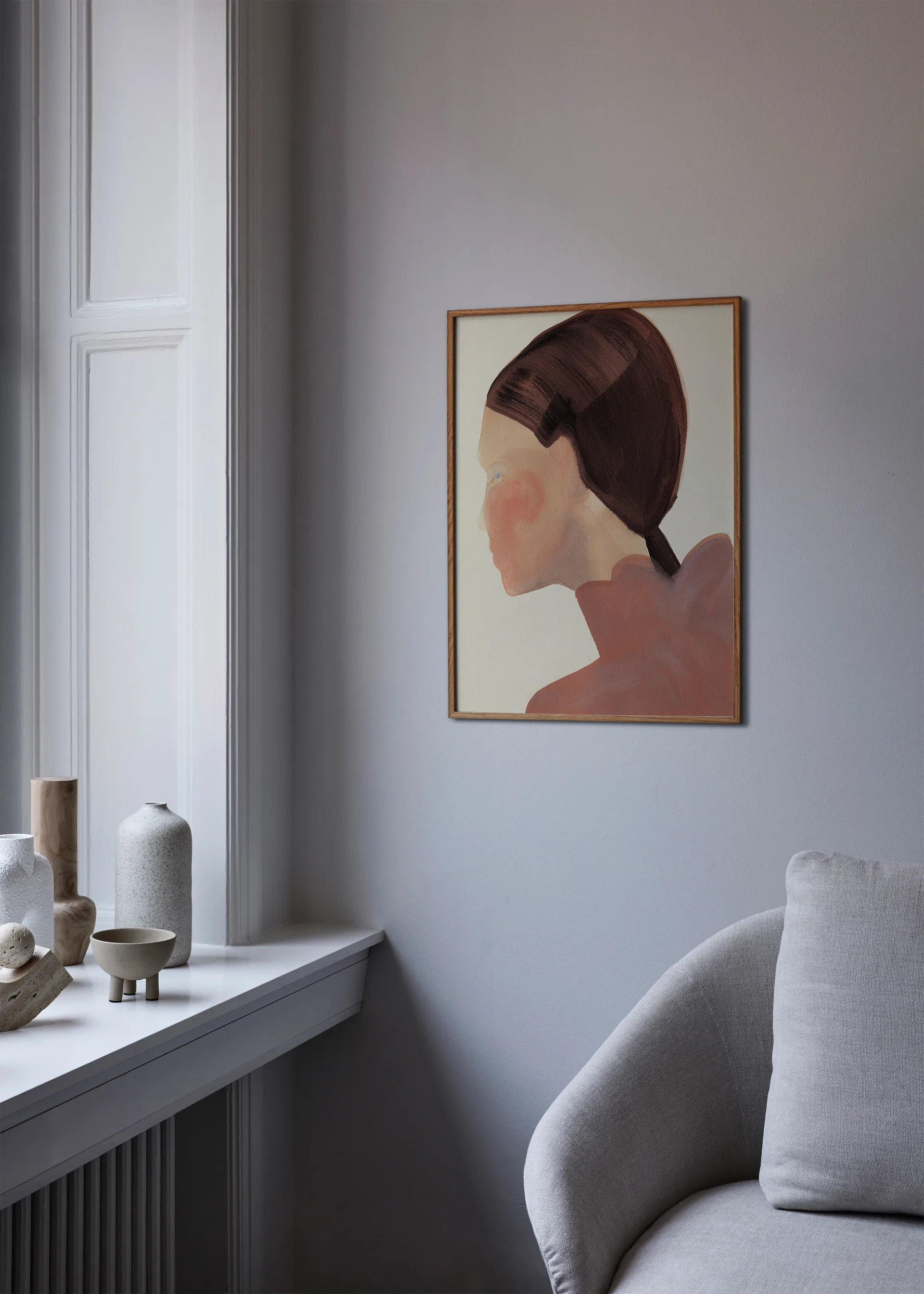 Poster The Ponytail, 50x70 cm Paper Collective