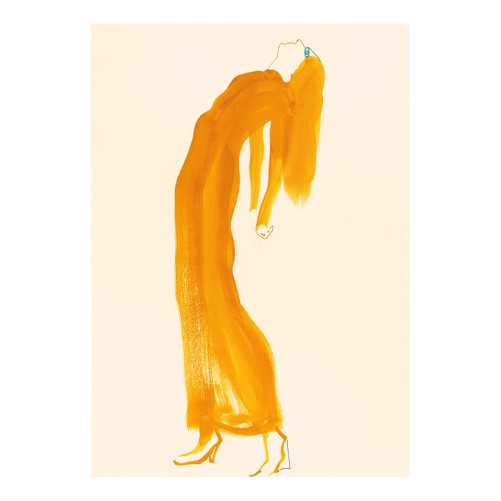Poster The Saffron Dress - 30x40 cm - Paper Collective