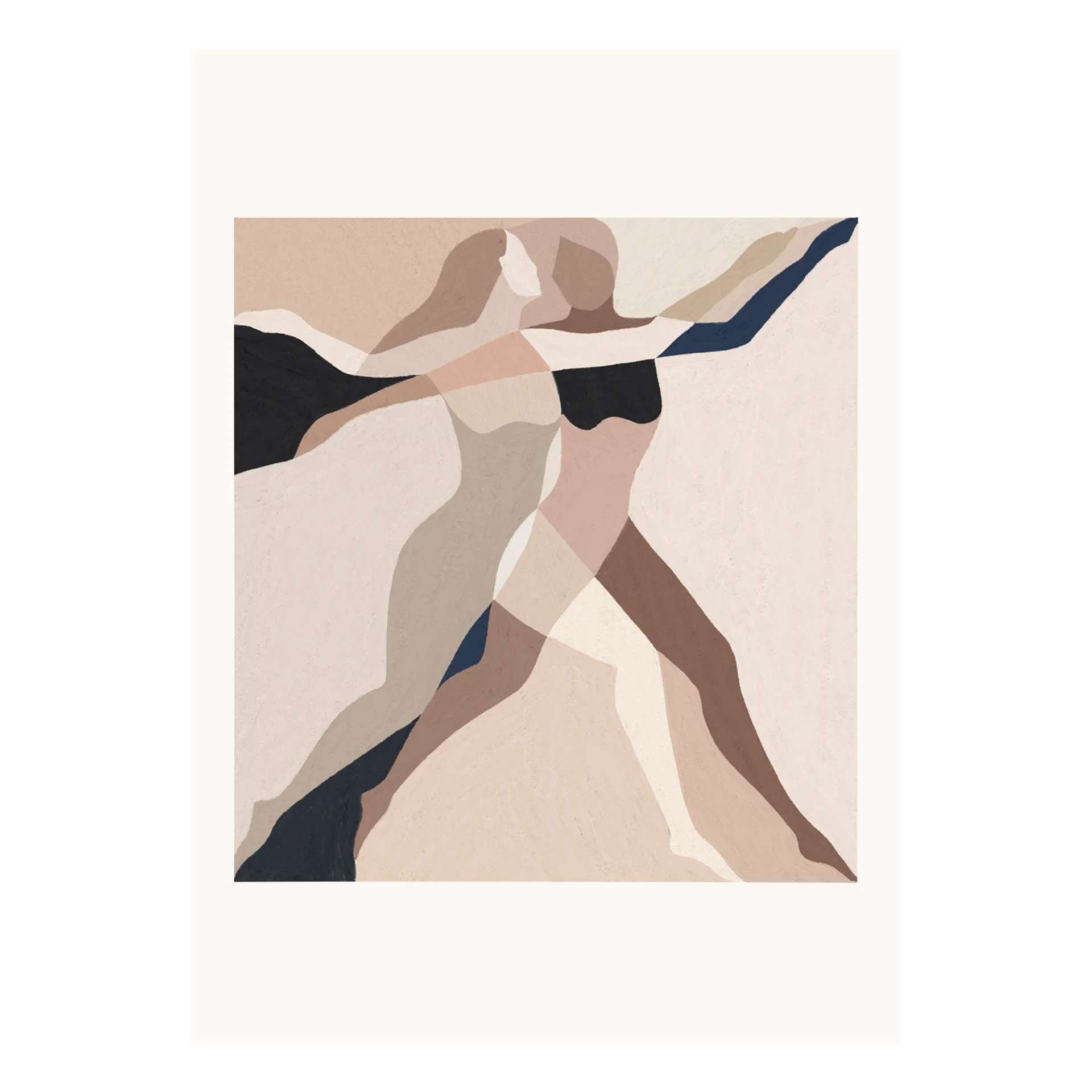 Poster Two Dancers, 50x70 cm Paper Collective
