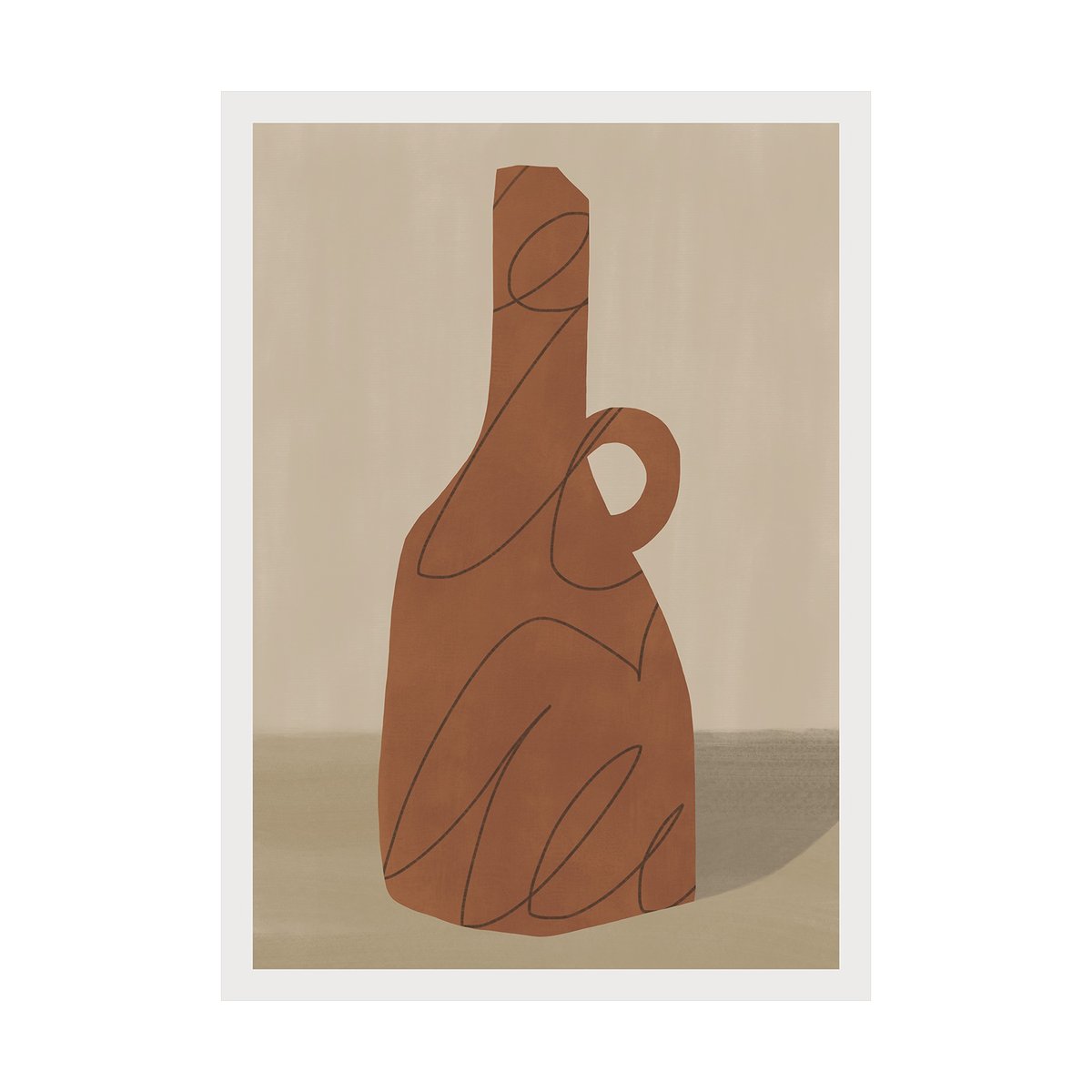 Paper Collective Poster Vessel 02 50x70 cm | Design Scandinave | Posters | Rouge