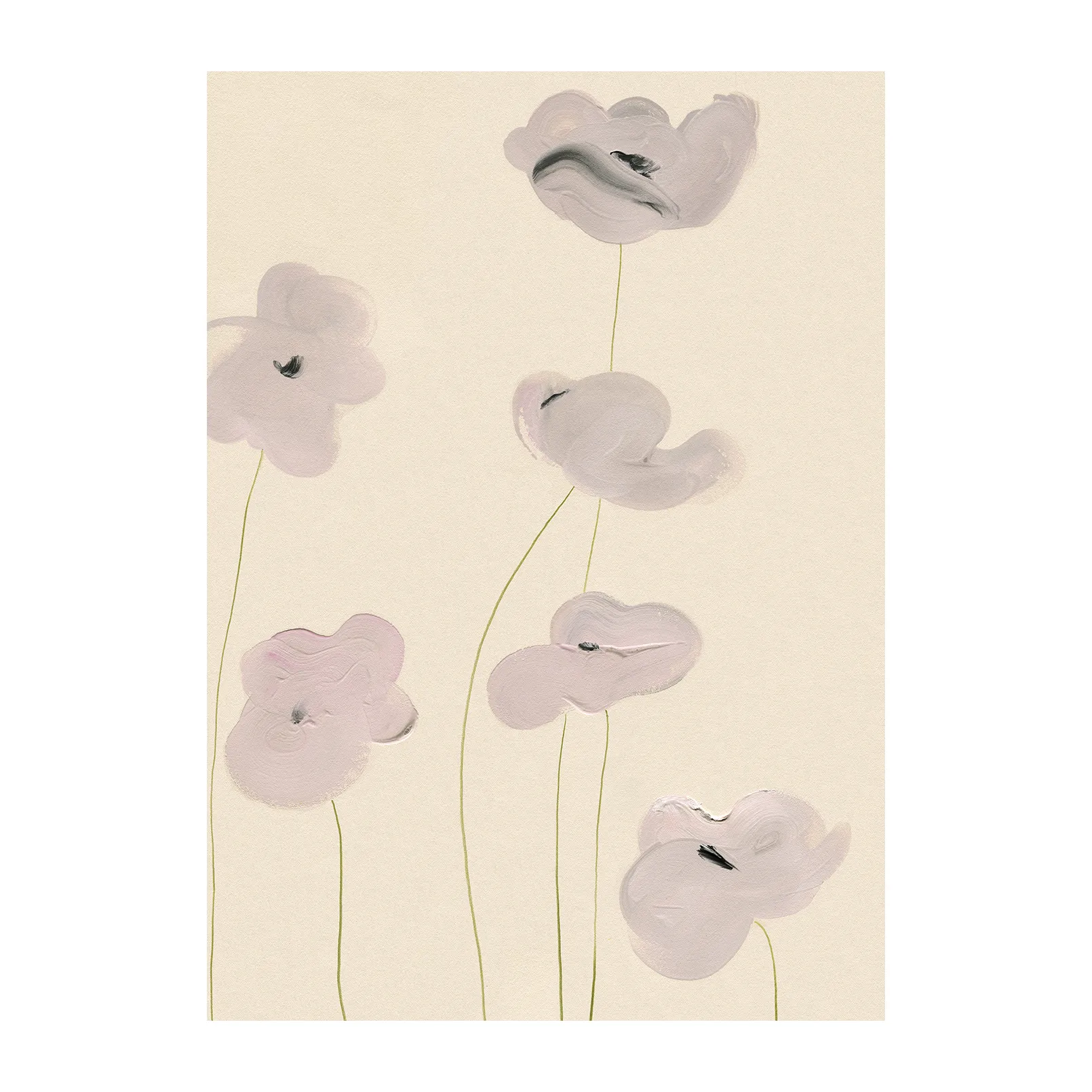 Poster White Vallmo, 50x70 cm  Paper Collective