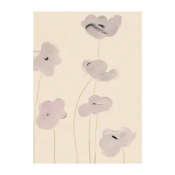Poster White Vallmo - 50x70 cm  - Paper Collective
