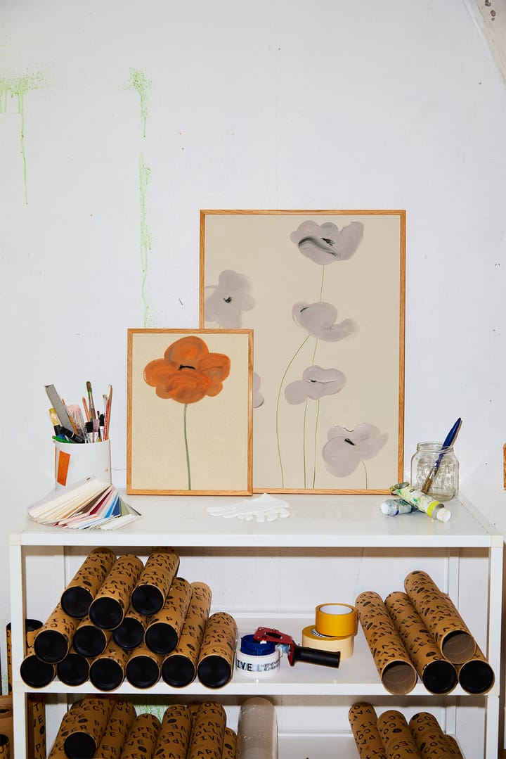 Poster White Vallmo, 50x70 cm  Paper Collective