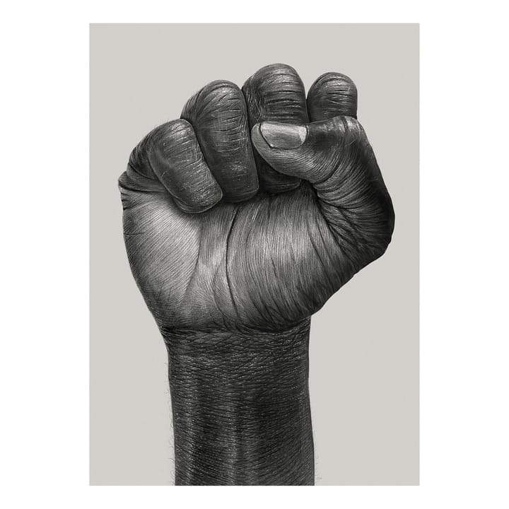 Raised Fist poster, 30 x 40 cm Paper Collective