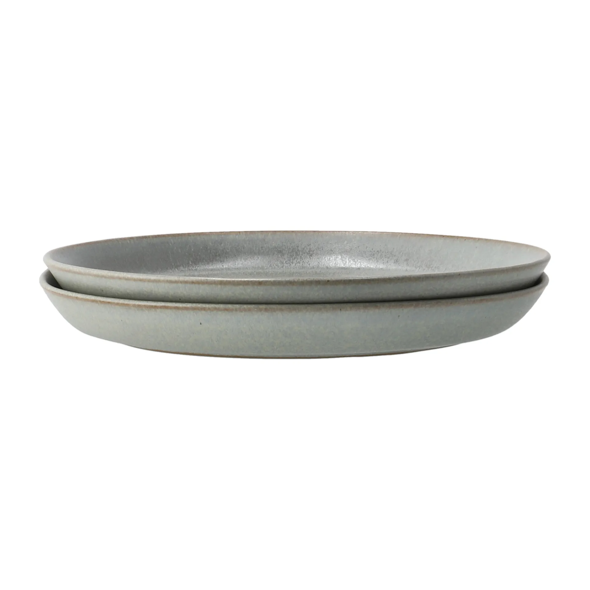 Assiettes Lantliv, lot de 2, Gris Paradisverkstaden