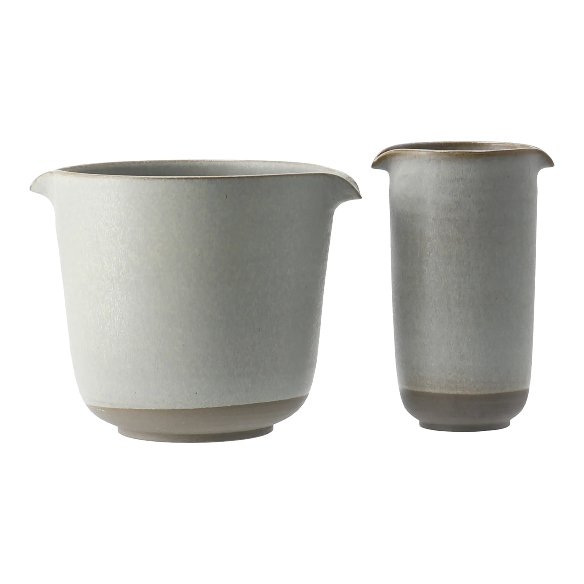 Bol gris avec bec verseur Lantliv, 5 pièces Paradisverkstaden