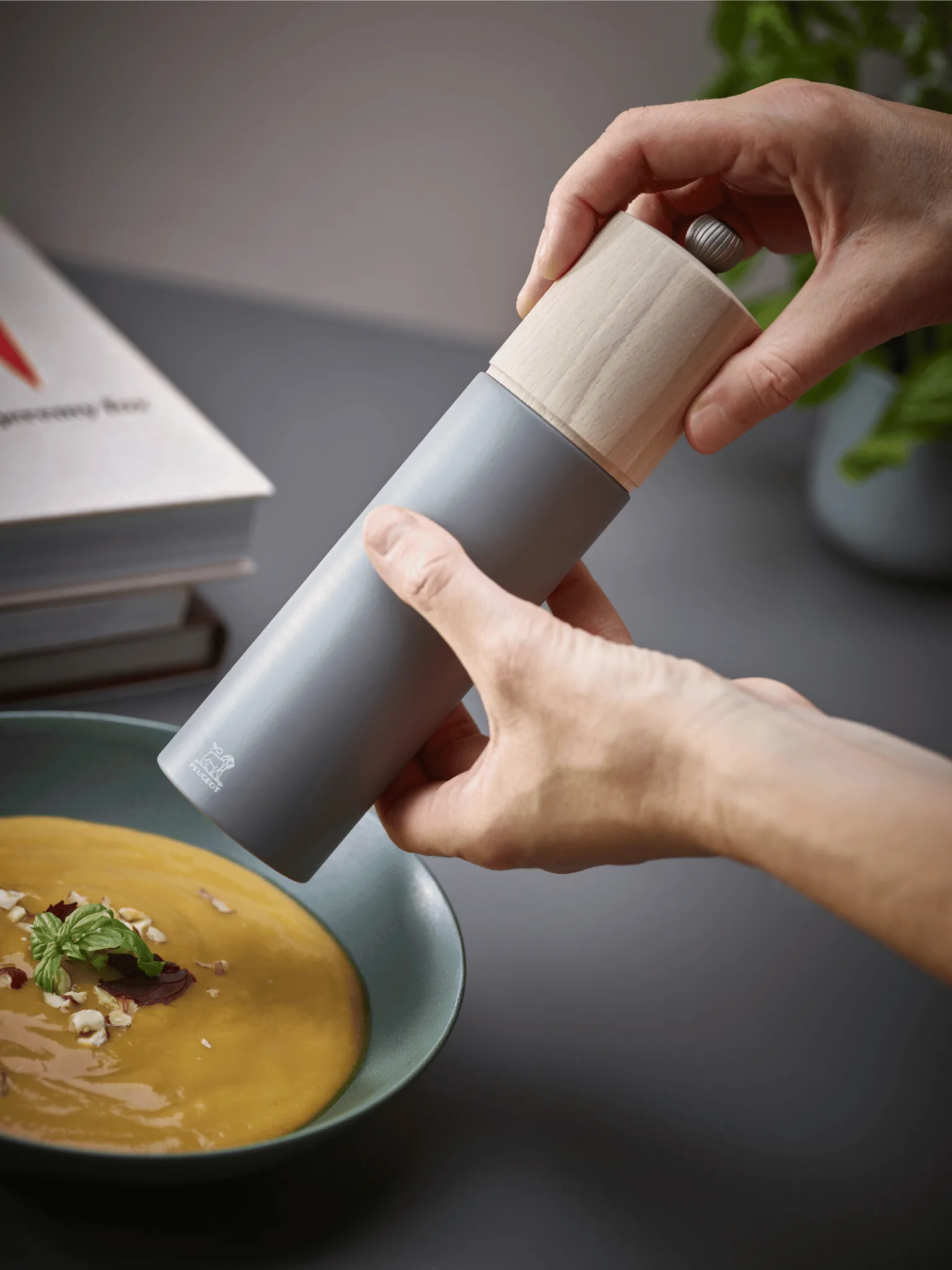 Moulin à poivre Boreal 21 cm, Rock grey Peugeot