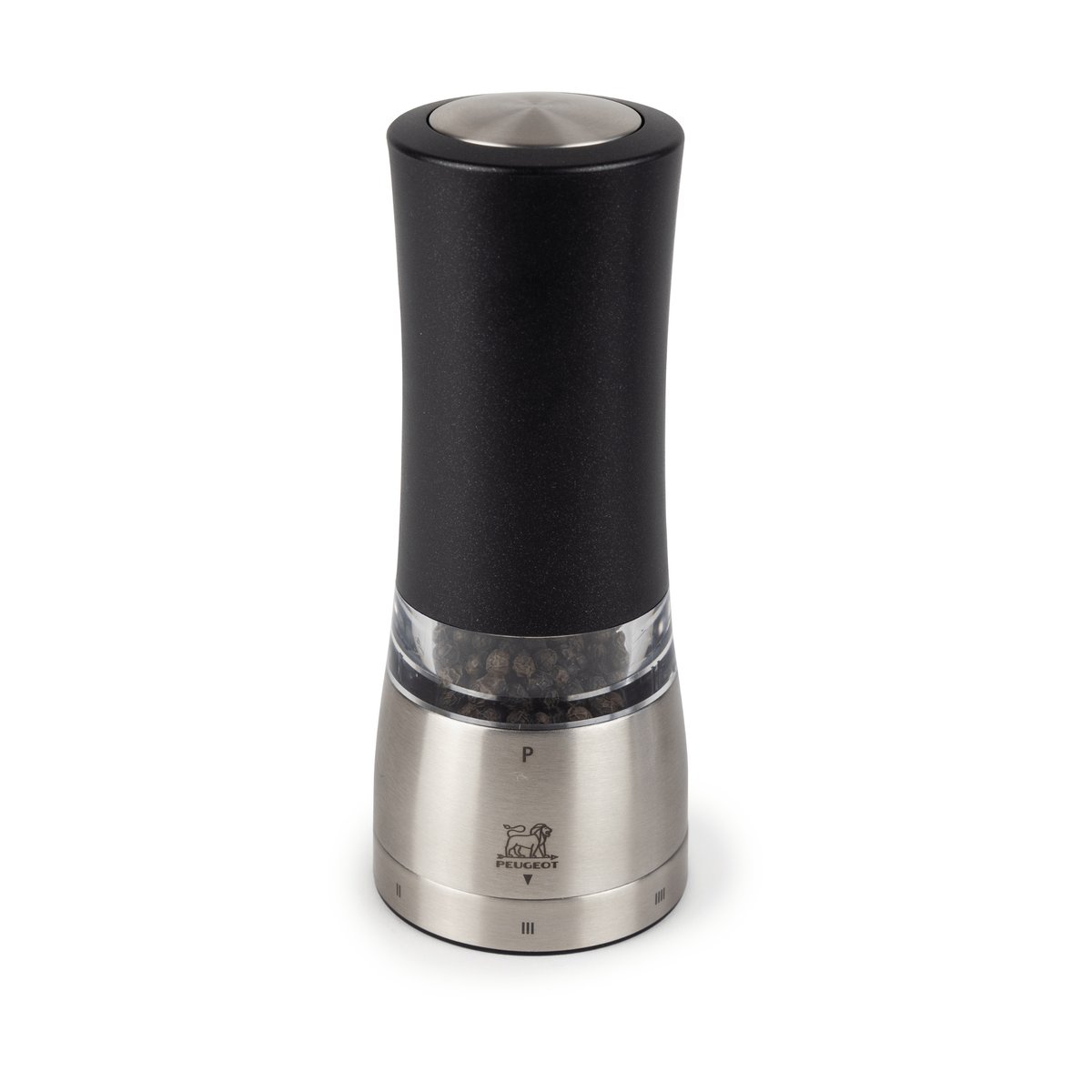 Peugeot Moulin à poivre électrique Daman 16 cm Noir