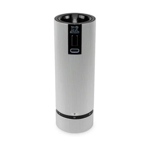 Moulin à sel électrique Line 15 cm, Aluminium Peugeot