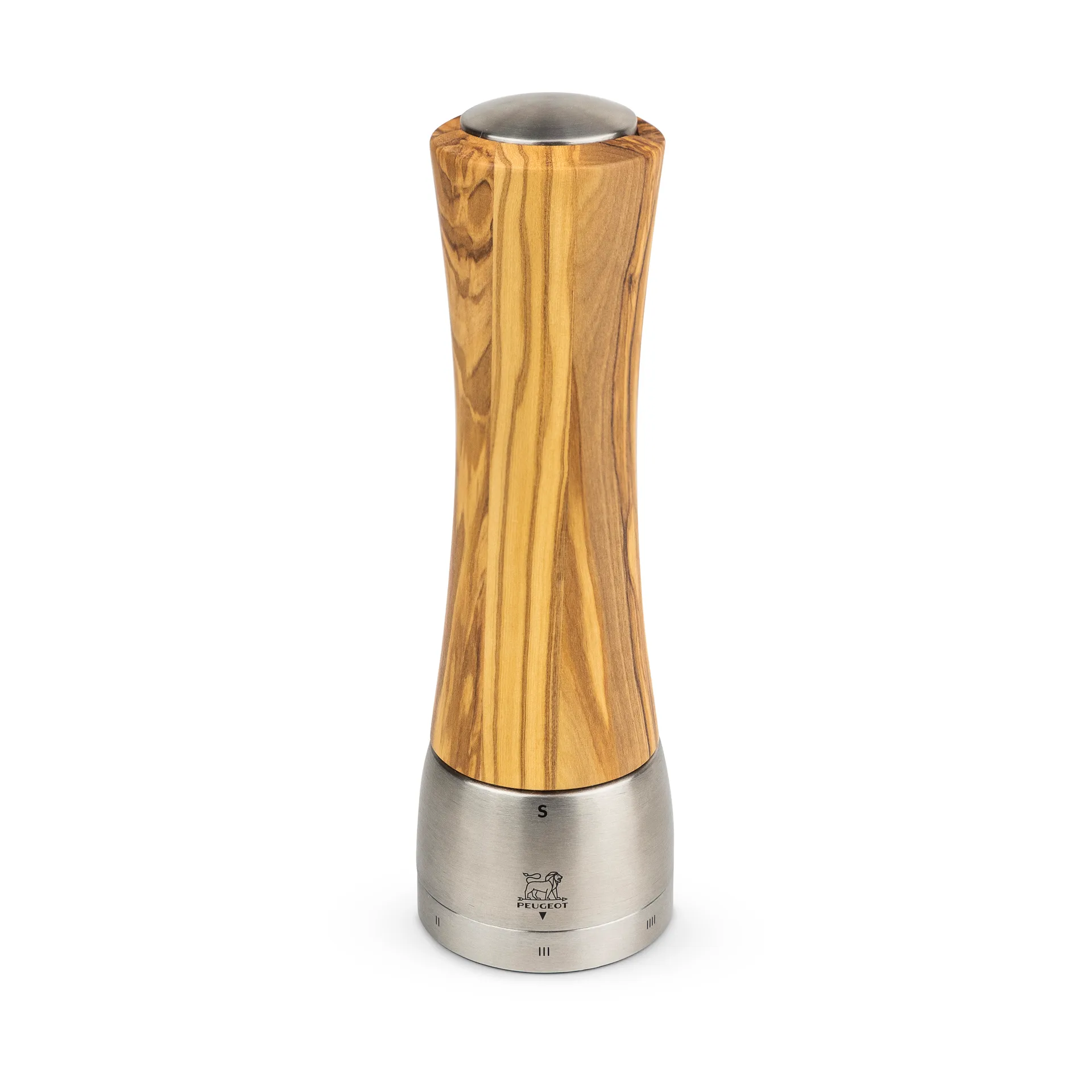 Moulin à sel Madras Z 21 cm, Olive wood-stainless steel Peugeot