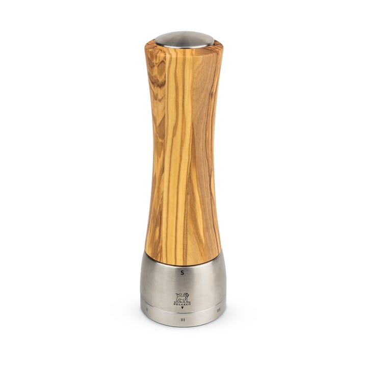 Moulin à sel Madras Z 21 cm - Olive wood-stainless steel - Peugeot