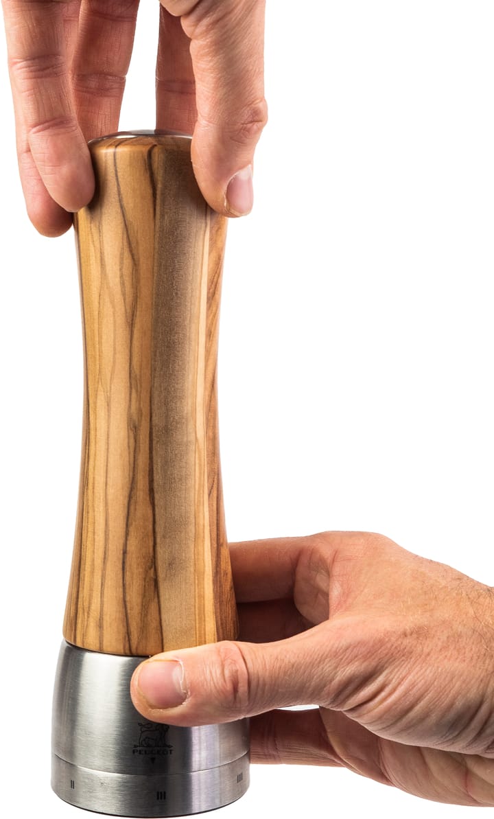 Moulin à sel Madras Z 21 cm, Olive wood-stainless steel Peugeot
