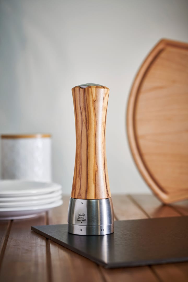 Moulin à sel Madras Z 21 cm, Olive wood-stainless steel Peugeot