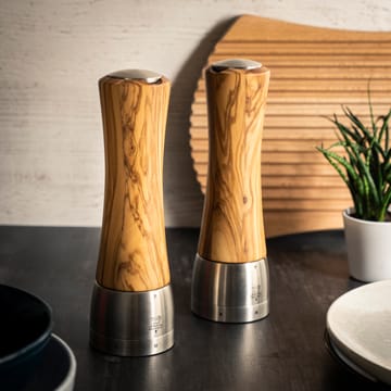 Moulin à sel Madras Z 21 cm - Olive wood-stainless steel - Peugeot