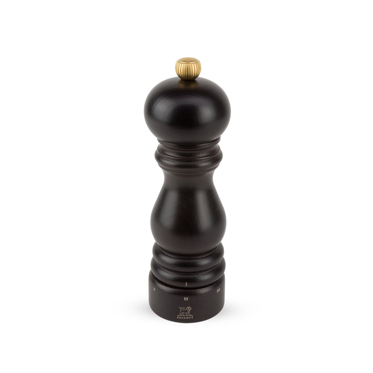 Peugeot Moulin à sel Paris 18 cm chocolat (brun) | Design Scandinave | Moulins à sel & à poivre | Marron