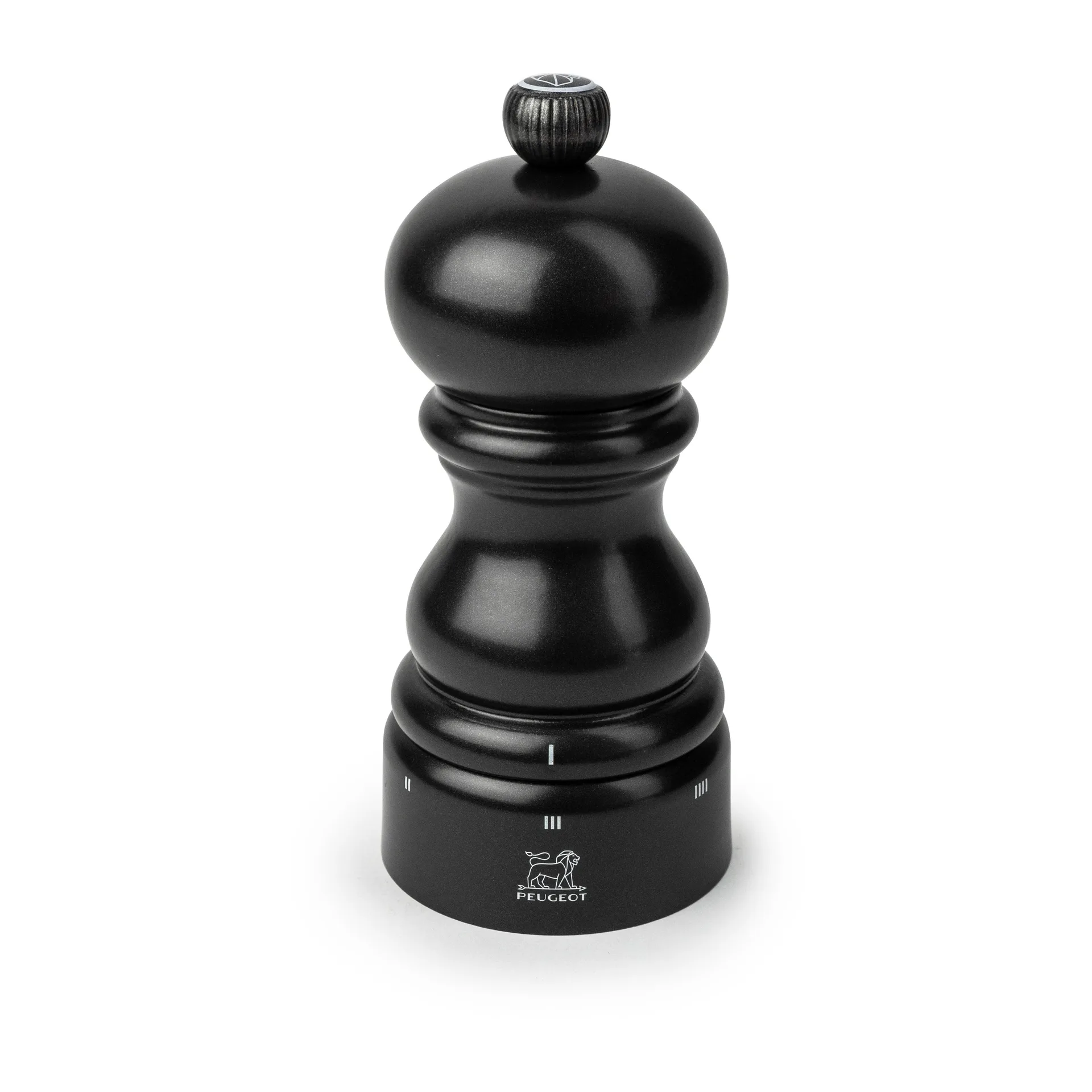 Moulin à sel Paris u'Select 12 cm, Satin black Peugeot